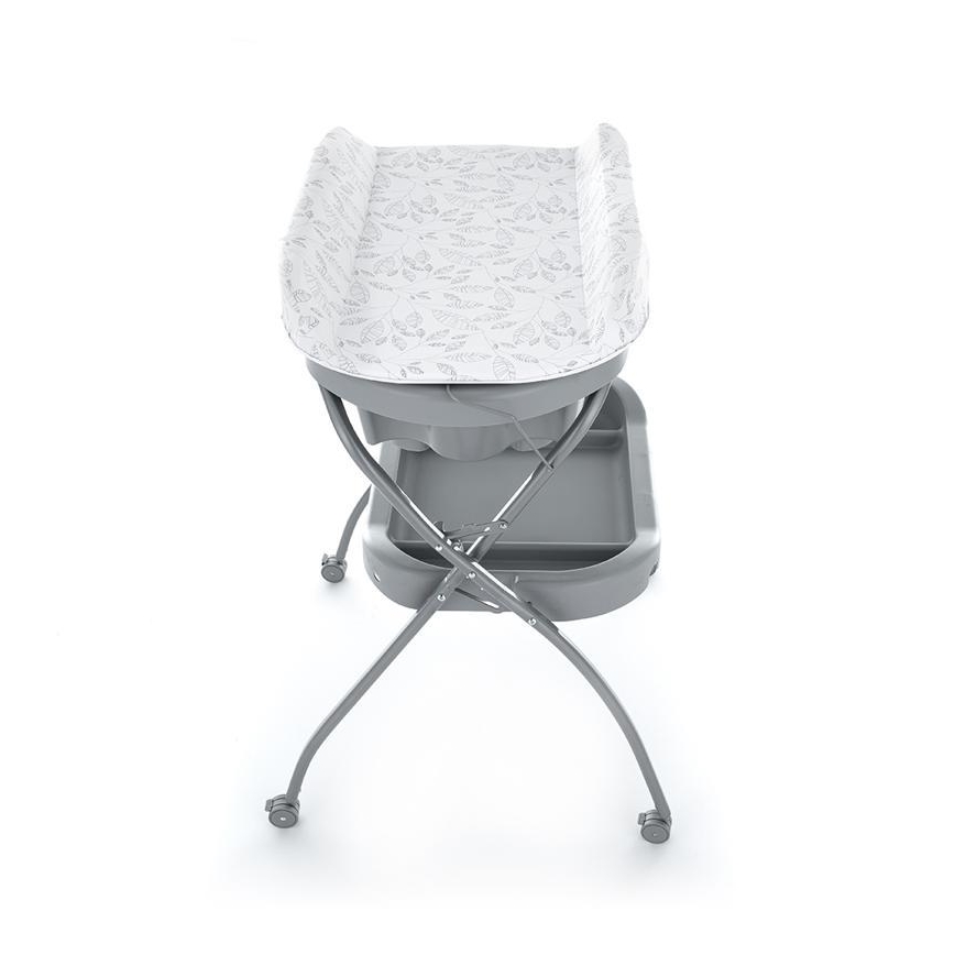 PETITE&MARS - Komoda za presvlačenje sa kadicom SPA 3u1 siva