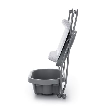 PETITE&MARS - Komoda za presvlačenje sa kadicom SPA 3u1 siva