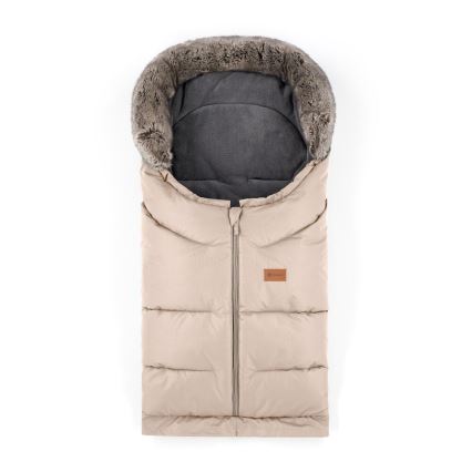 PETITE&MARS - KOMPLET Dečiji fusak 4u1 ARCTIC + rukavice za kolica FURRY Rose Petal