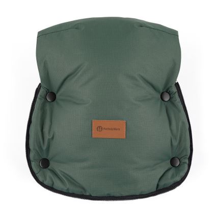 PETITE&MARS - SET Dečiji fusak 4u1 ARCTIC + rukavice za kolica FURRY Veritable Khaki