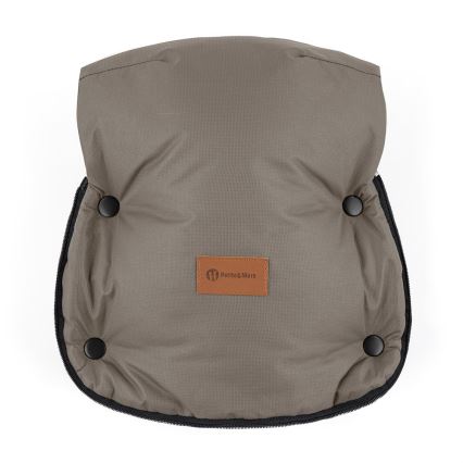 PETITE&MARS - SET Dečiji fusak 4u1 COMFY + rukavine za kolica FURRY Mocha Mousse