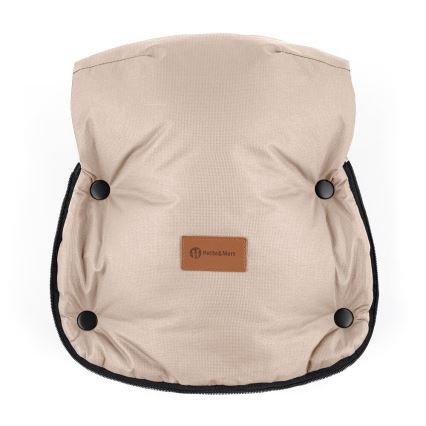 PETITE&MARS - SET Dečji fusak 4u1 COMFY + navlaka za ruke za kolica FURRY Rose Petal