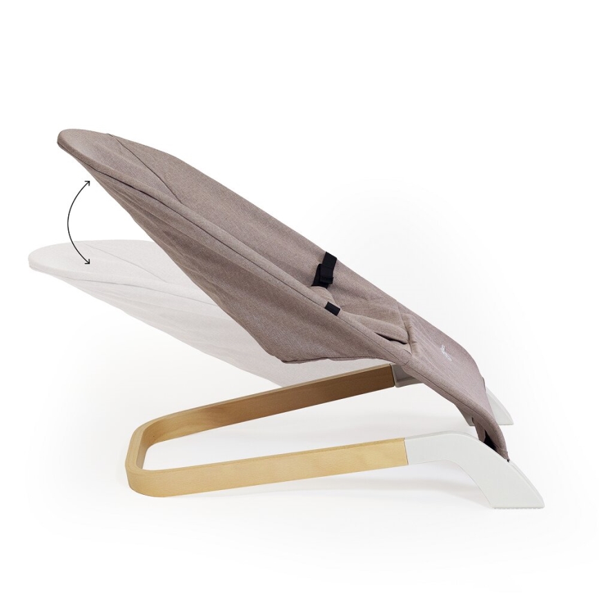 PETITE&MARS - Ležaljka za bebe CALMY braon