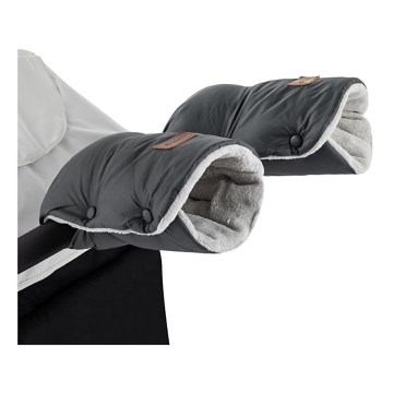 PETITE&MARS - rukavice za kolica JASIE, siva