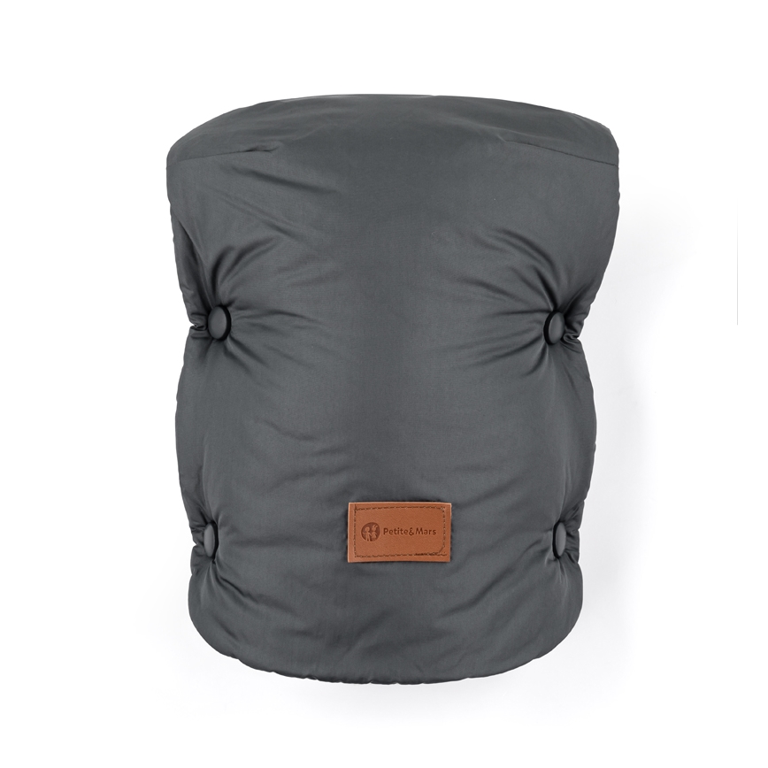 PETITE&MARS - rukavice za kolica JASIE, siva