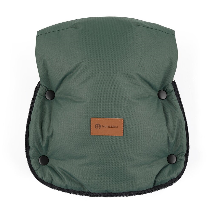 PETITE&MARS - Rukavine za kolica FURRY Veritable Khaki