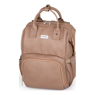 PETITE&MARS - Ruksak za presvlačenje za kolica JASPER braon