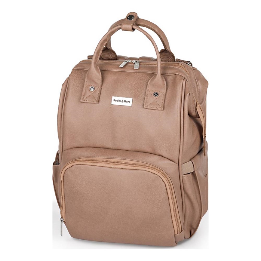 PETITE&MARS - Ruksak za presvlačenje za kolica JASPER braon