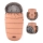 PETITE&MARS - Set Zimska vreća za kolica 4u1 COMFY + rukavice za kolica FURRY Pastel Peach
