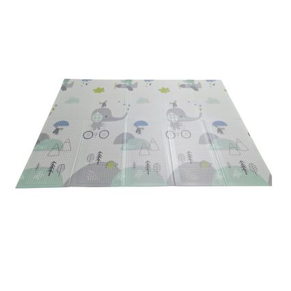 PETITE&MARS - Sklopiva podloga za igru CAMPY SLON&GRAD