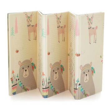 PETITE&MARS - Sklopiva podloga za igru CAMPY SLON&LISICA