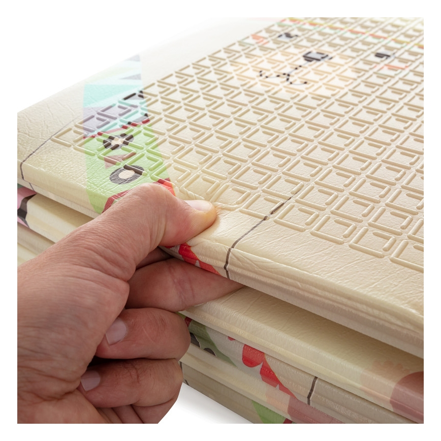 PETITE&MARS - Sklopiva podloga za igru CAMPY SLON&LISICA