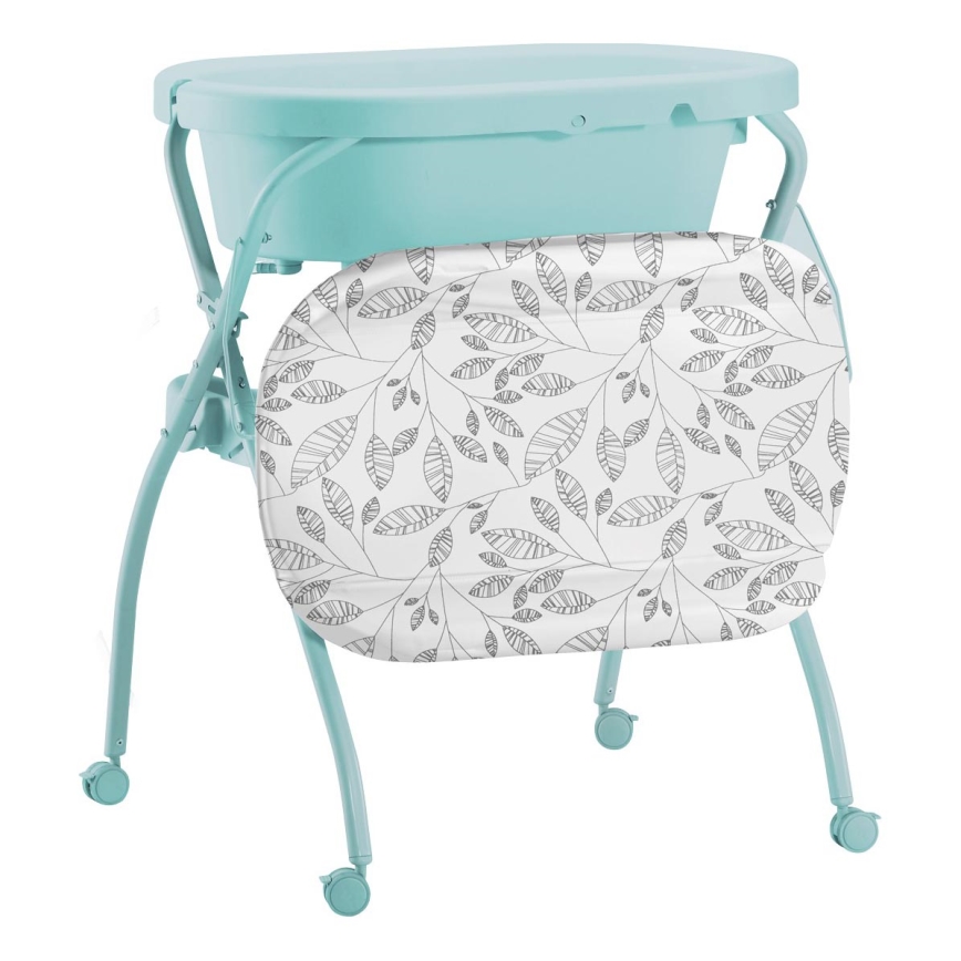 PETITE&MARS - Stalak sa kadicom i podlogom za previjanje SPA 3u1 menta