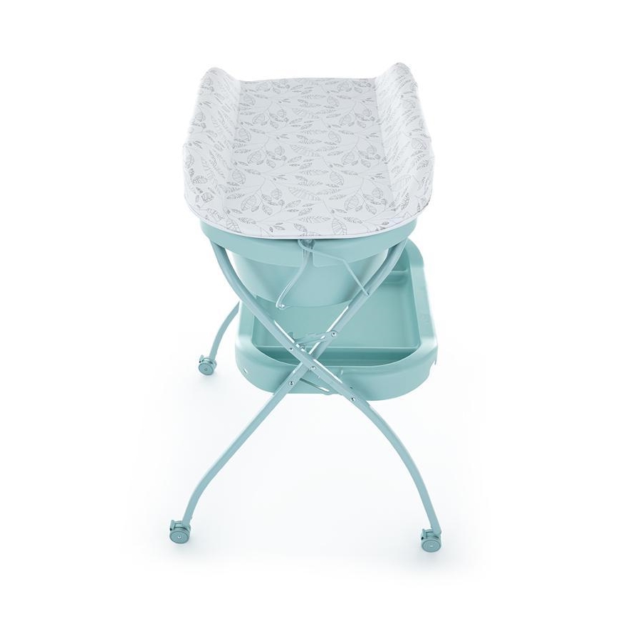 PETITE&MARS - Stalak sa kadicom i podlogom za previjanje SPA 3u1 menta