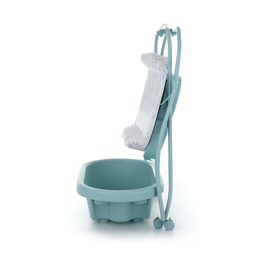 PETITE&MARS - Stalak sa kadicom i podlogom za previjanje SPA 3u1 menta