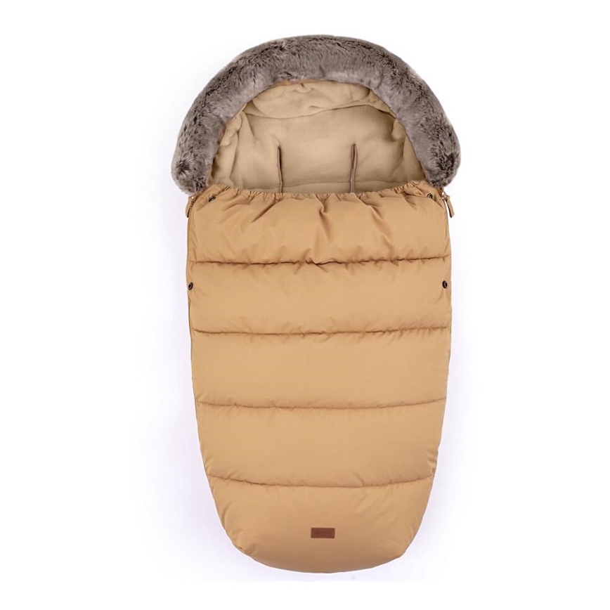 PETITE&MARS - Zimska vreća za kolica 4u1 COMFY Elegant Caramel/Beige braon