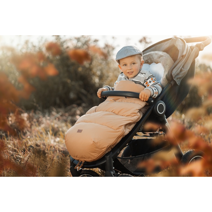 PETITE&MARS - Zimska vreća za kolica 4u1 COMFY Elegant Caramel/Beige braon