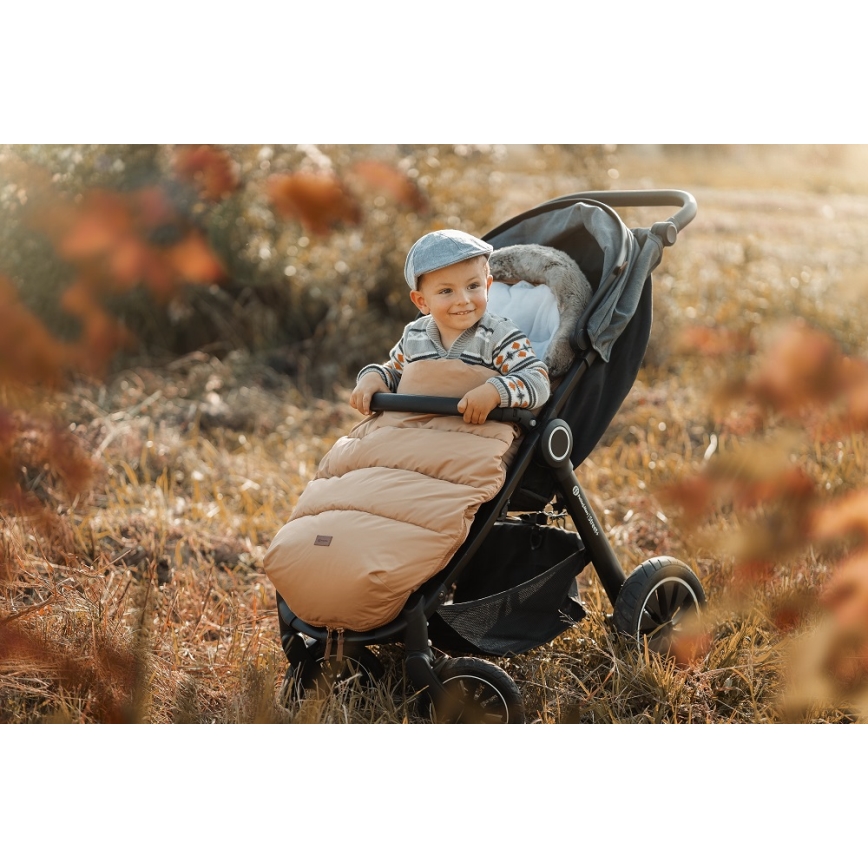 PETITE&MARS - Zimska vreća za kolica 4u1 COMFY Elegant Caramel/Beige braon