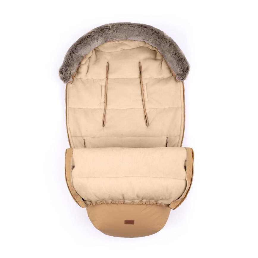 PETITE&MARS - Zimska vreća za kolica 4u1 COMFY Elegant Caramel/Beige braon