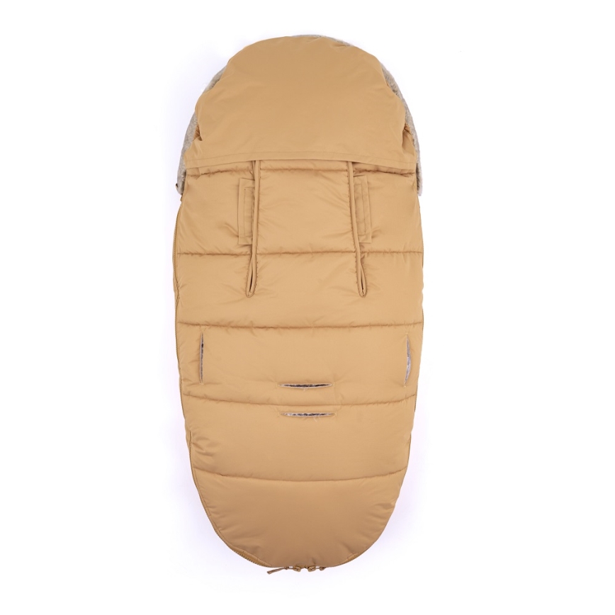 PETITE&MARS - Zimska vreća za kolica 4u1 COMFY Elegant Caramel/Beige braon