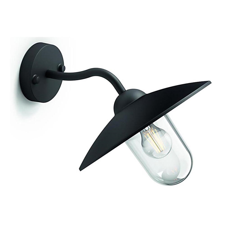 Philips 01643/30/PN - Spoljašnja zidna lampa HAMMOCK 1xE27/60W/230V IP44