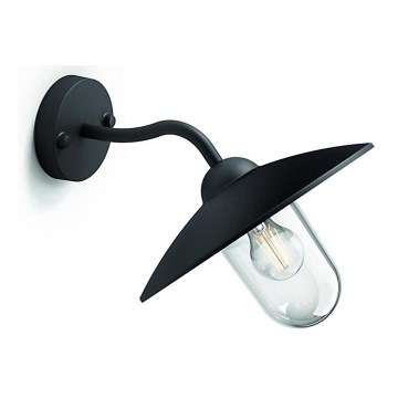 Philips 01643/30/PN - Spoljašnja zidna svetiljka HAMMOCK 1xE27/60W/230V IP44