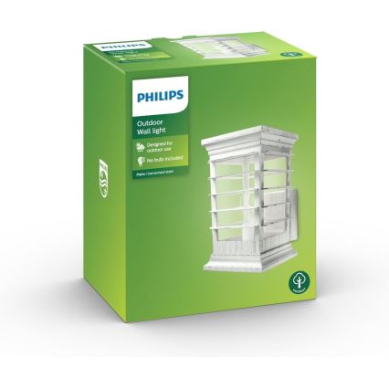 Philips 15280/18/PN - Spoljašnja zidna lampa PATIO 1xE27/60W/230V IP44