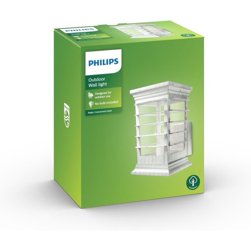Philips 15280/18/PN - Spoljašnja zidna lampa PATIO 1xE27/60W/230V IP44