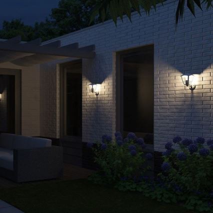 Philips - Spoljašnja zidna lampa E27/60W/230V
