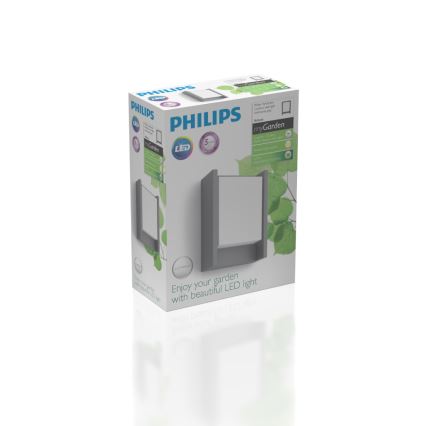Philips - LED Spoljna zidna lampa LED/6W/230V 2700K IP44