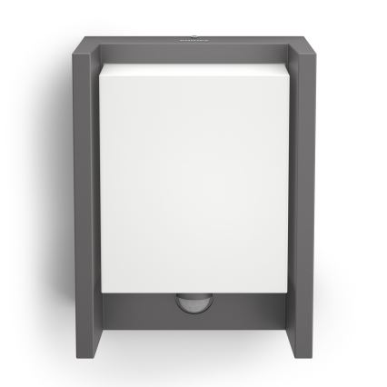 Philips - LED Zidno spoljašnje osvetljenje sa senzorom LED/6W 2700K IP44