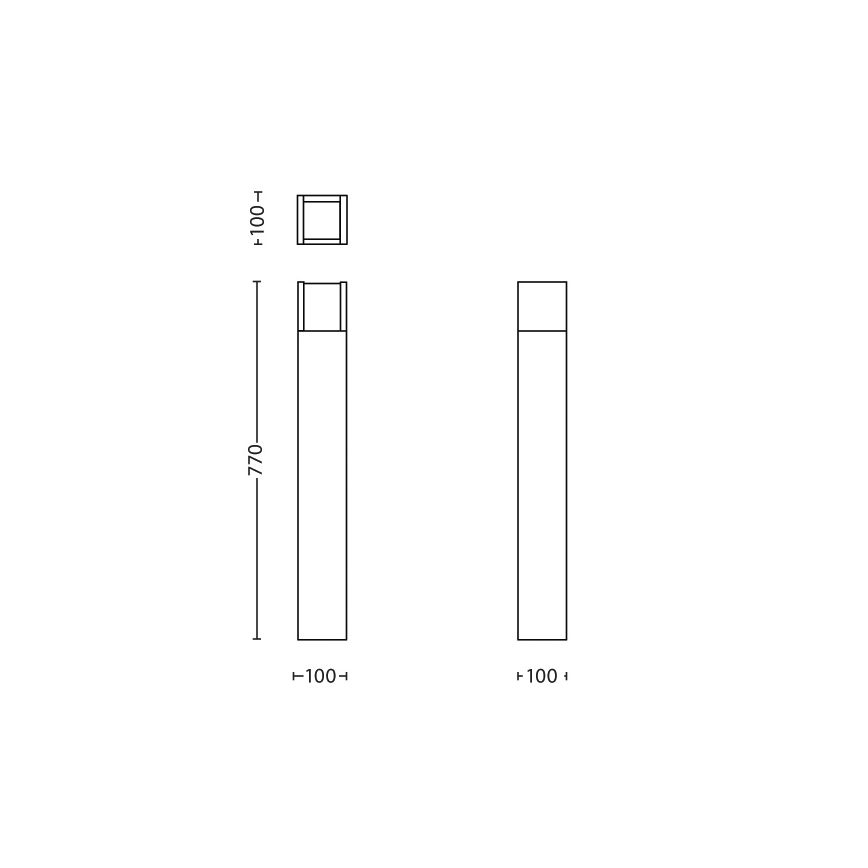 Philips - LED Spoljna lampa LED/6W/230V 2700K IP44