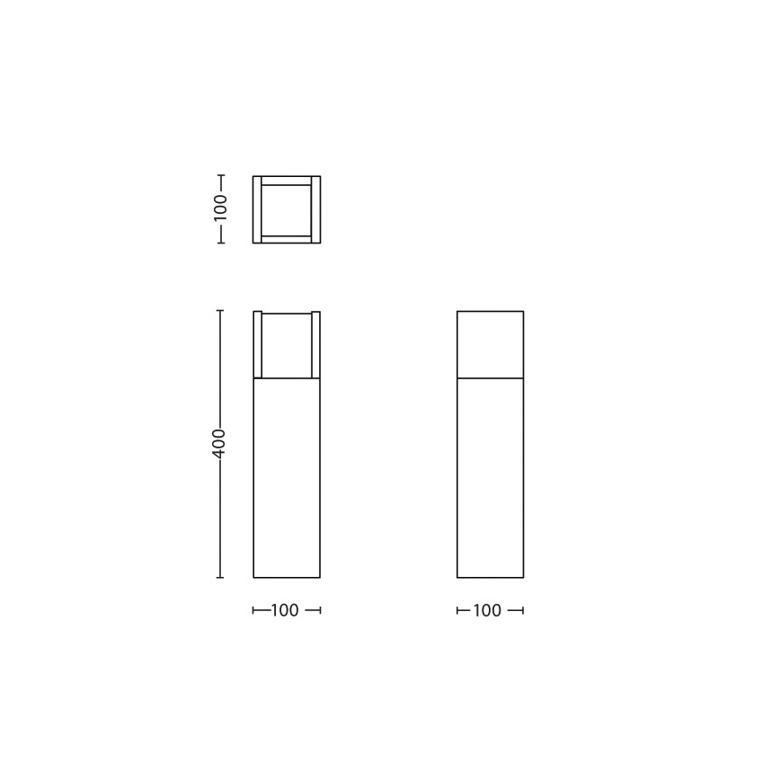 Philips - LED Spoljna lampa LED/6W/230V 4000K IP44