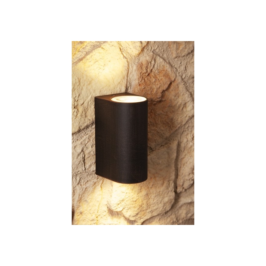 Philips 17102/86/16 - Spoljašnja zidna lampa MYGARDEN NIGHTINGALE 2xGU10/35W