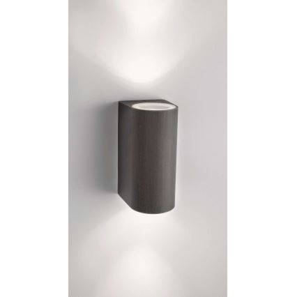 Philips 17102/86/16 - Spoljašnja zidna lampa MYGARDEN NIGHTINGALE 2xGU10/35W