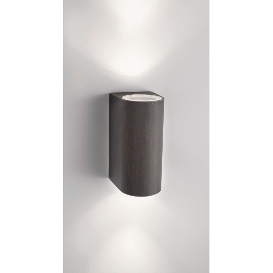 Philips 17102/86/16 - Spoljašnja zidna lampa MYGARDEN NIGHTINGALE 2xGU10/35W