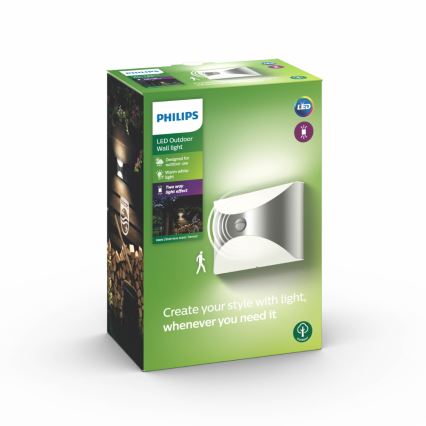 Philips - Spoljna senzorska svetiljka 1xLED/6W/230V IP44