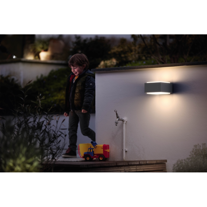Philips - Spoljašnja zidna lampa E27/42W/230V IP44