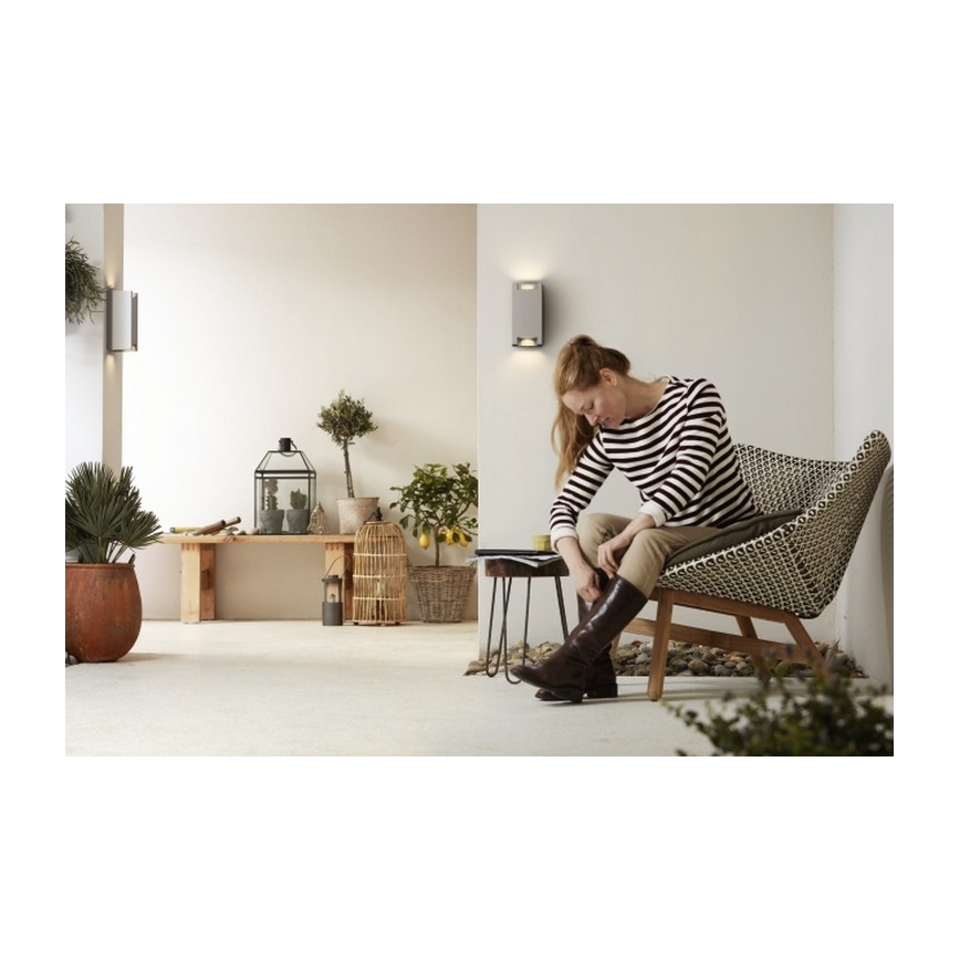 Philips - Spoljno zidno svetlo 2xGU10/5W/230V IP44