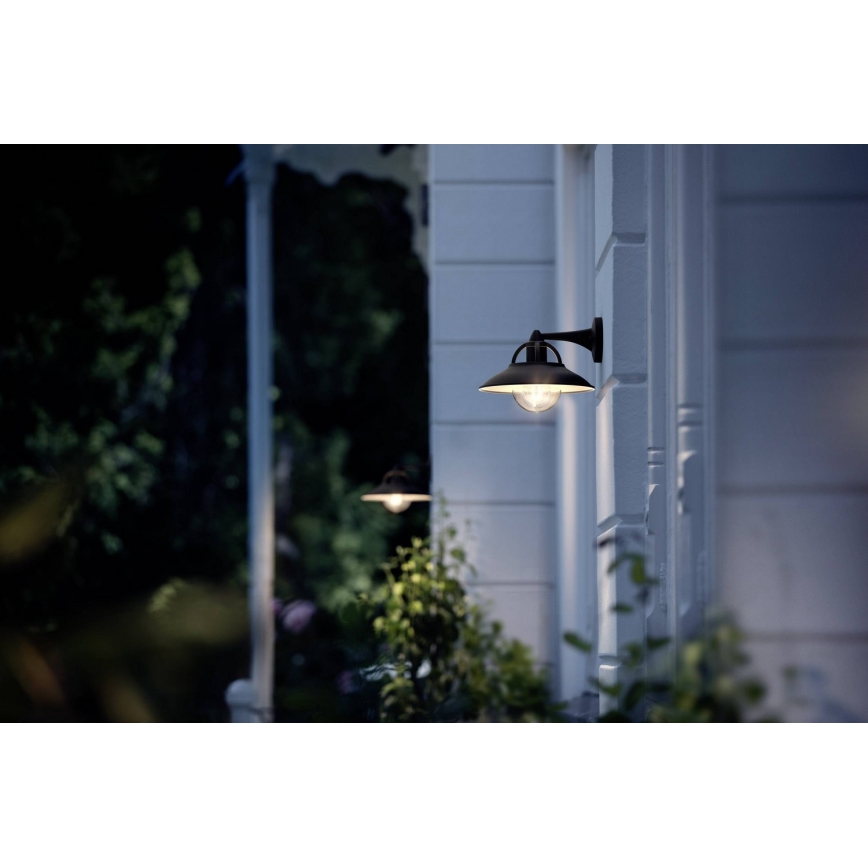 Philips 17381/30/PN - Spoljašnja zidna lampa COMORANT 1xE27/42W/230V IP44