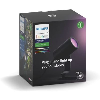 Philips - LED RGB spoljna spot svetiljka Hue LILY LED/8W/230V IP65