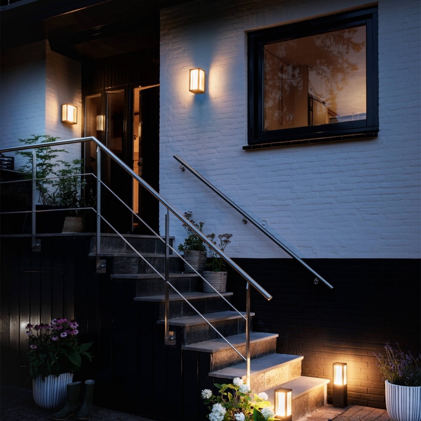 Philips - LED RGBW prigušiva spoljašnja zidna svetiljka Hue IMPRESS 2xLED/8W/230V 2000-6500K IP44