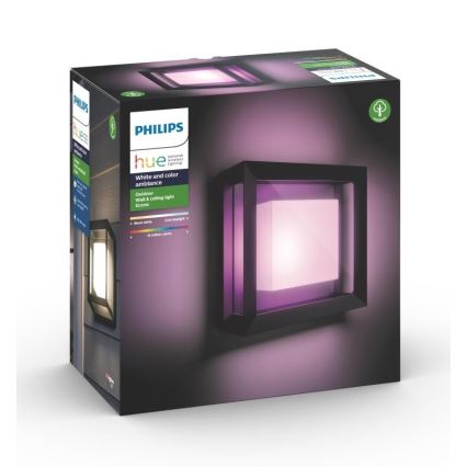 Philips - LED RGBW prigušiva spoljašnja zidna lampa Hue ECONIC LED/15W/230V 2000-6500K IP44