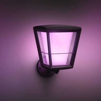 Philips - LED RGBW prigušiva spoljna zidna svetiljka Hue ECONIC LED/15W/230V IP44