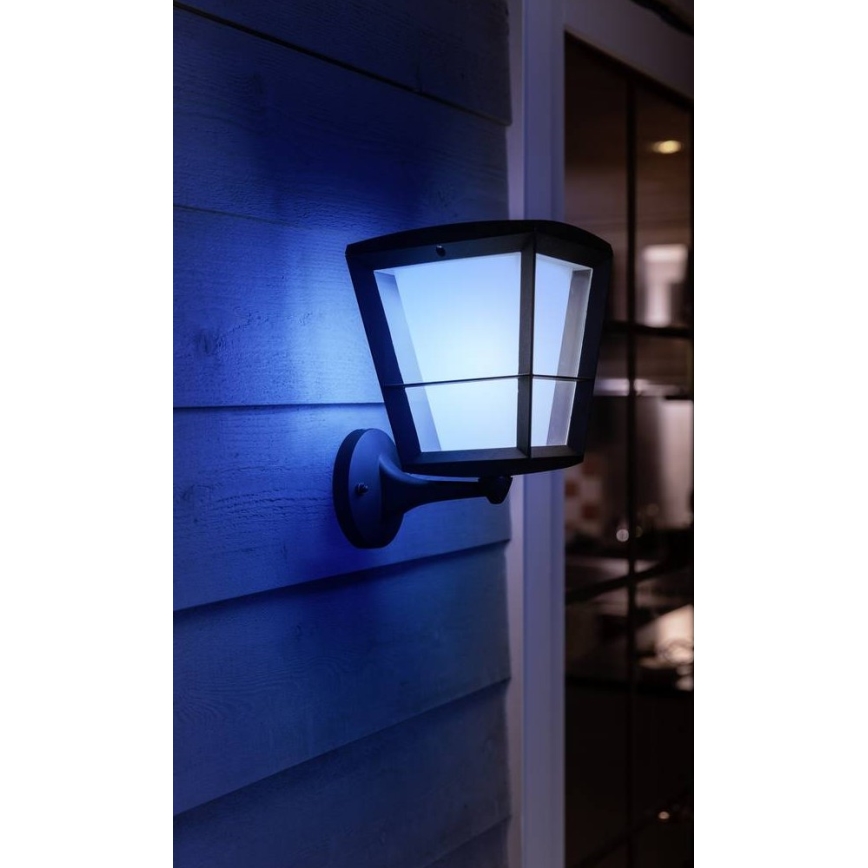 Philips - LED RGBW prigušiva spoljna zidna svetiljka Hue ECONIC LED/15W/230V IP44