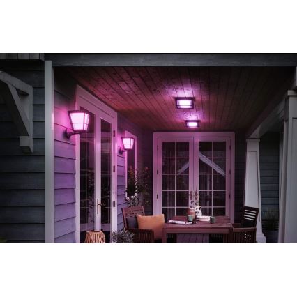 Philips - LED RGBW prigušiva spoljna zidna svetiljka Hue ECONIC LED/15W/230V IP44