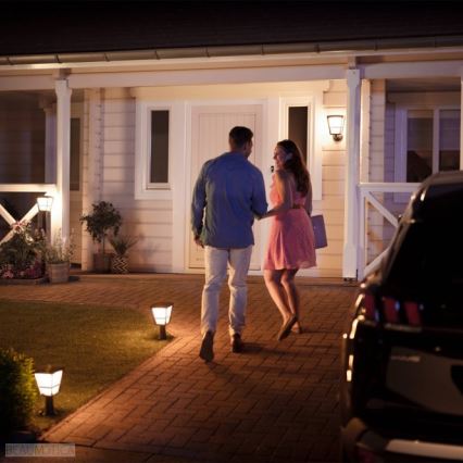 Philips - LED RGBW prigušiva spoljna zidna svetiljka Hue ECONIC LED/15W/230V IP44