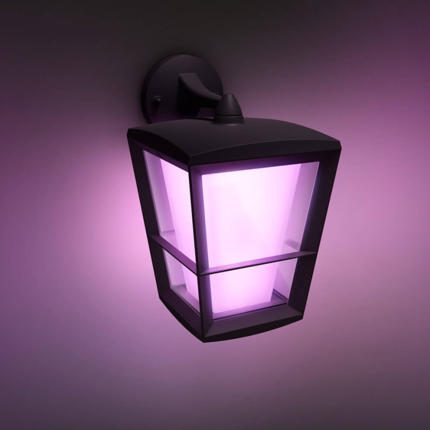 Philips - LED RGBW prigušiva spoljna zidna svetiljka Hue ECONIC LED/15W/230V 2000-6500K IP44