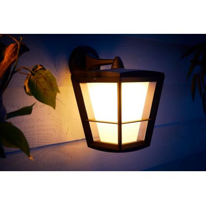 Philips - LED RGBW prigušiva spoljna zidna svetiljka Hue ECONIC LED/15W/230V 2000-6500K IP44
