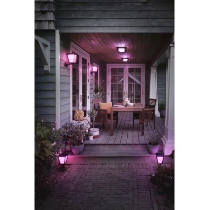 Philips - LED RGBW prigušiva spoljna zidna svetiljka Hue ECONIC LED/15W/230V 2000-6500K IP44
